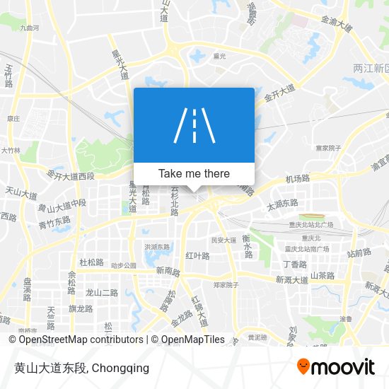 黄山大道东段 map