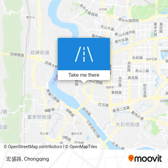 宏盛路 map