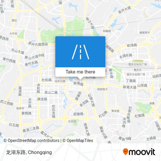龙湖东路 map