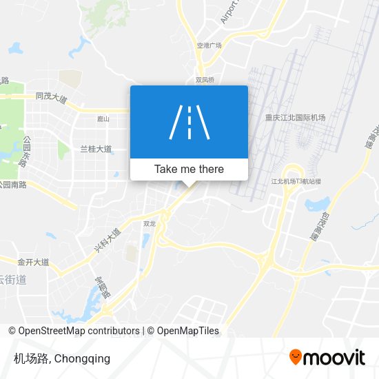 机场路 map