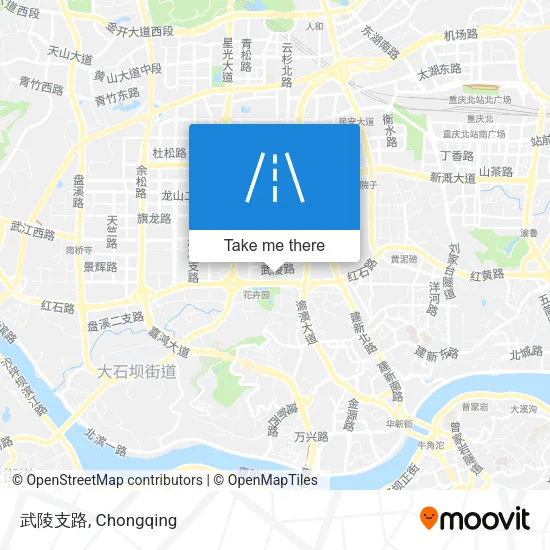 武陵支路 map