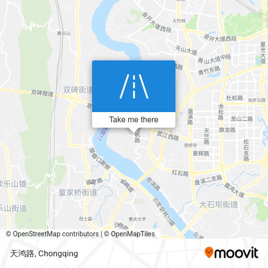 天鸿路 map