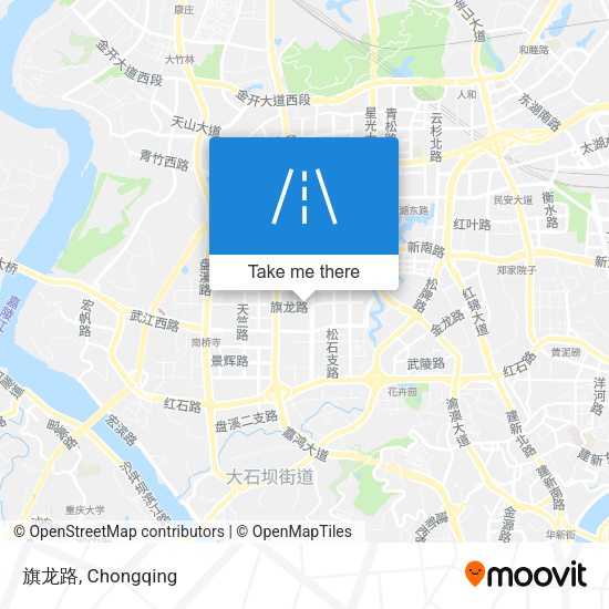 旗龙路 map