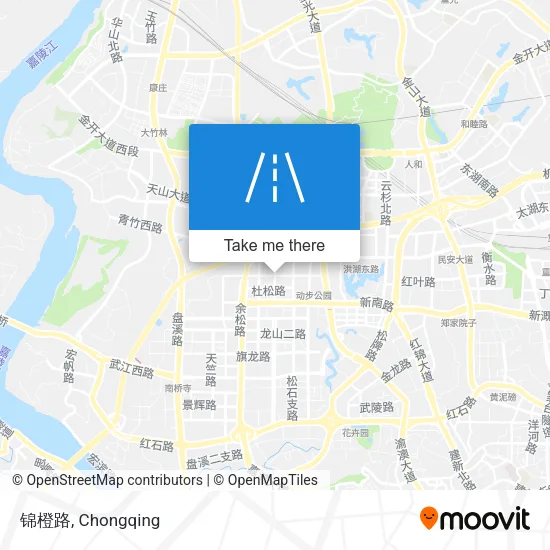 锦橙路 map
