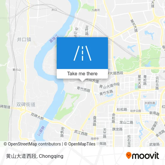 黄山大道西段 map