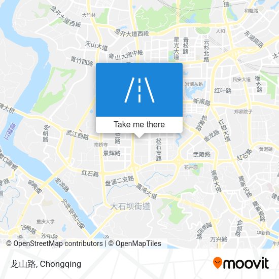 龙山路 map
