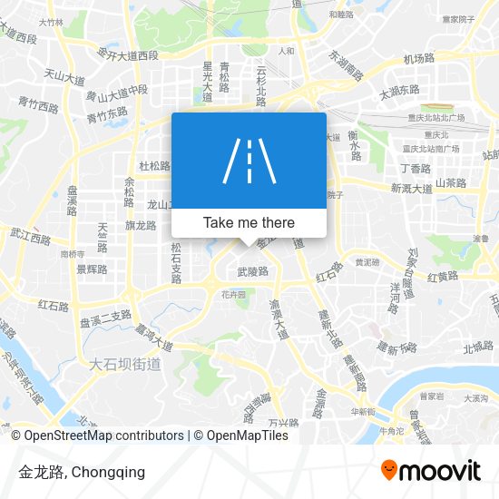 金龙路 map