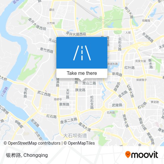银桦路 map