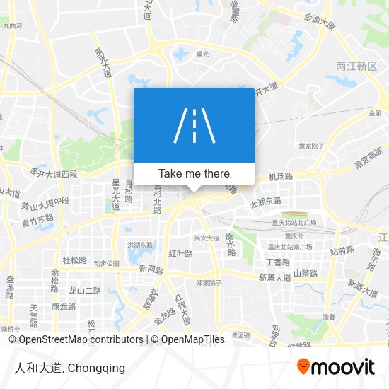 人和大道 map
