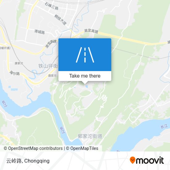 云岭路 map