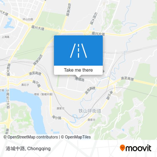 港城中路 map