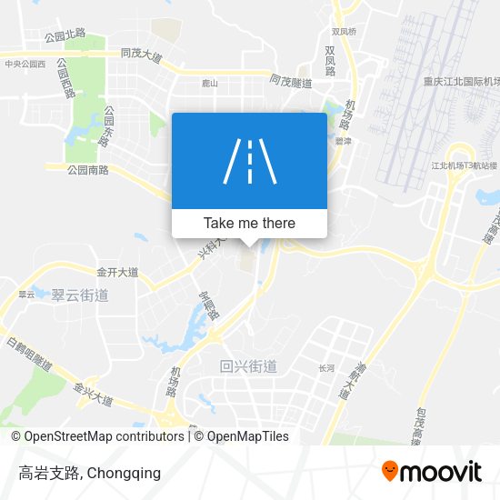 高岩支路 map