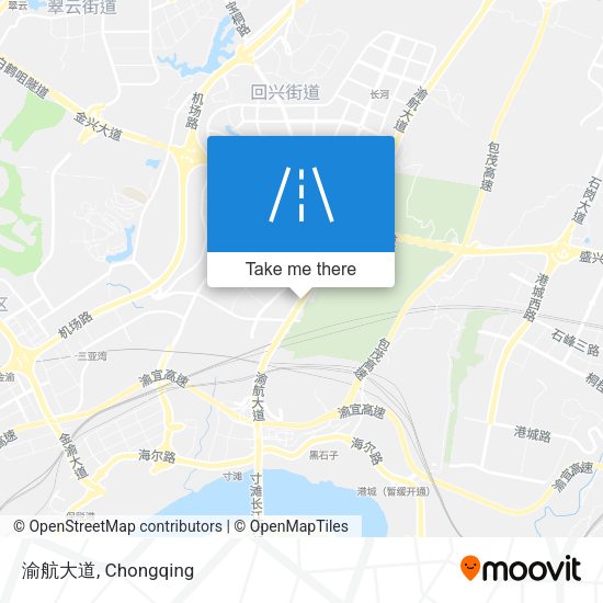 渝航大道 map