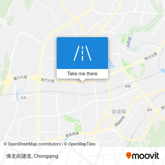 佛龙岗隧道 map