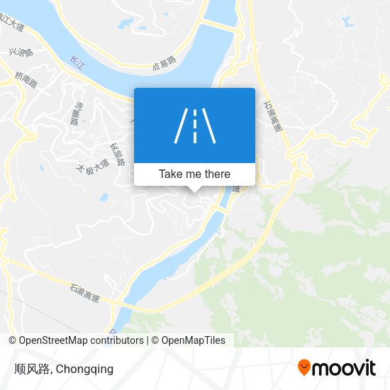 顺风路 map