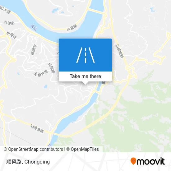 顺风路 map