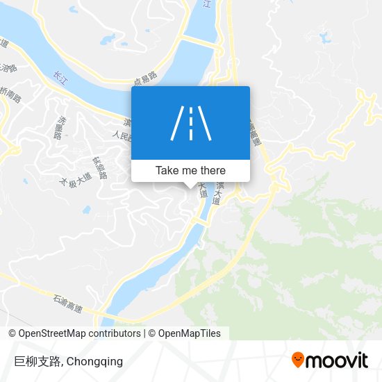 巨柳支路 map