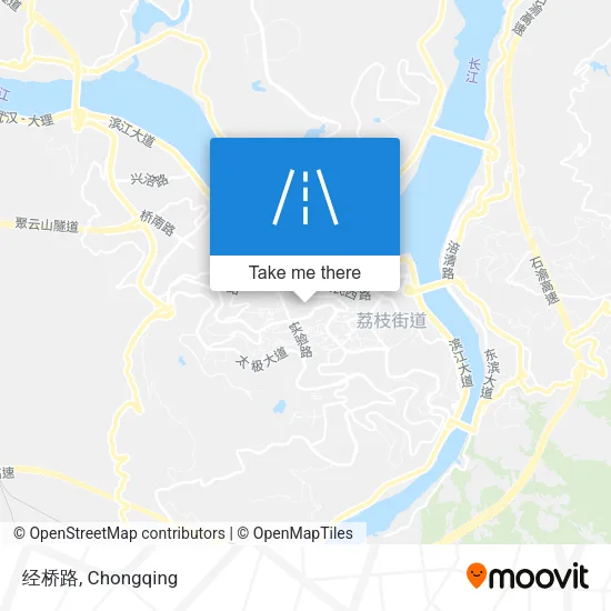 经桥路 map