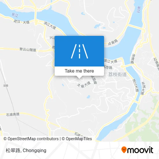 松翠路 map