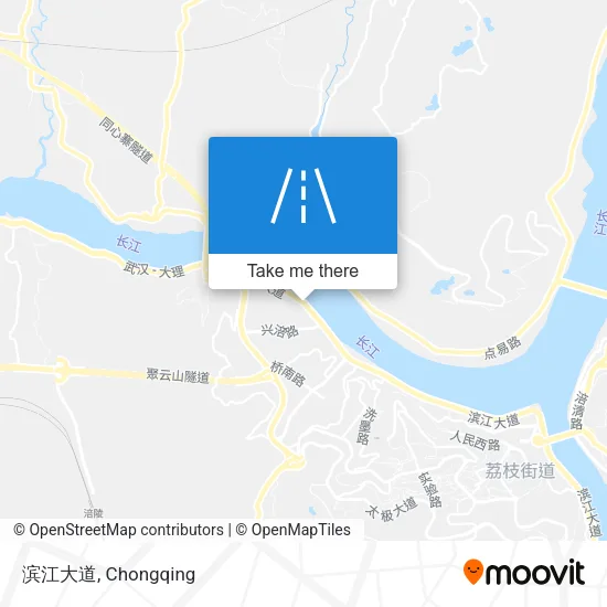 滨江大道 map