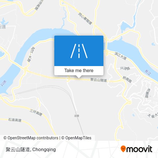 聚云山隧道 map