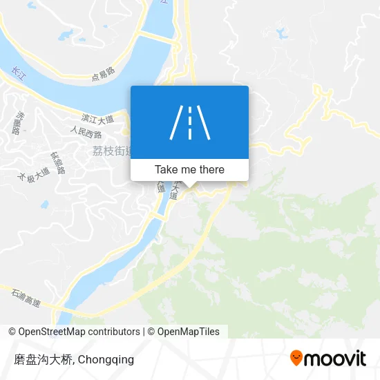 磨盘沟大桥 map