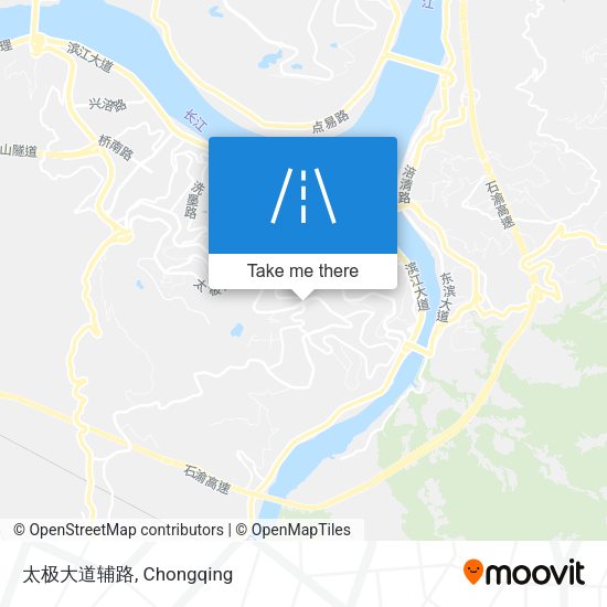 太极大道辅路 map