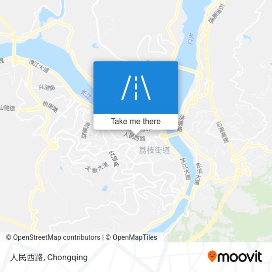 人民西路 map