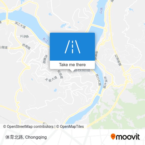 体育北路 map