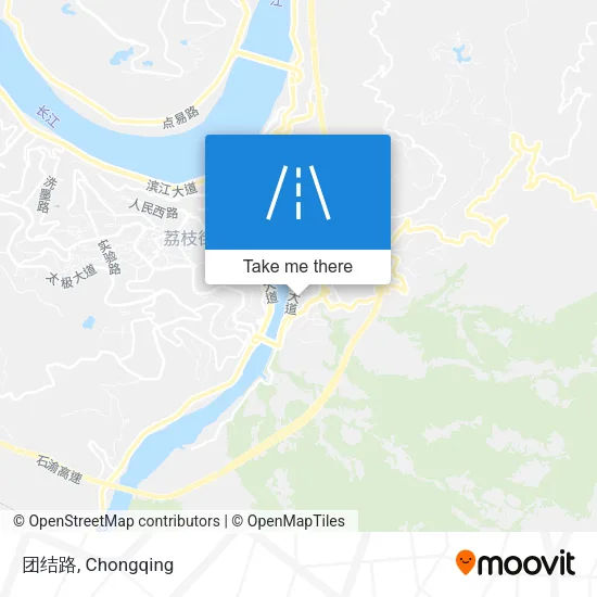 团结路 map