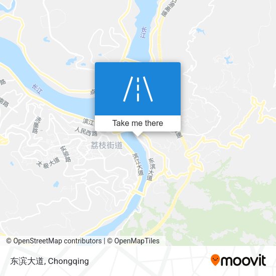 东滨大道 map
