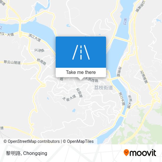 黎明路 map