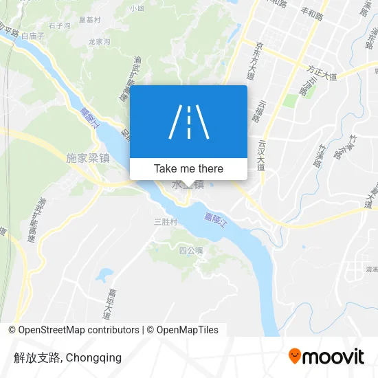 解放支路 map