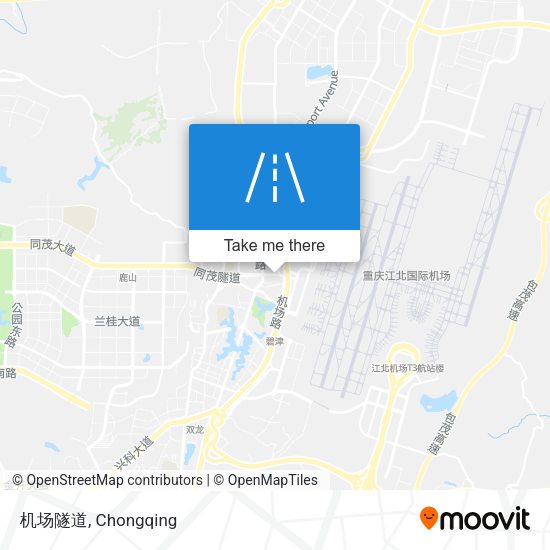 机场隧道 map