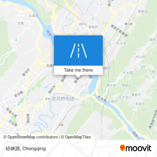 碚峡路 map