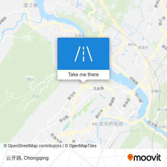 云开路 map