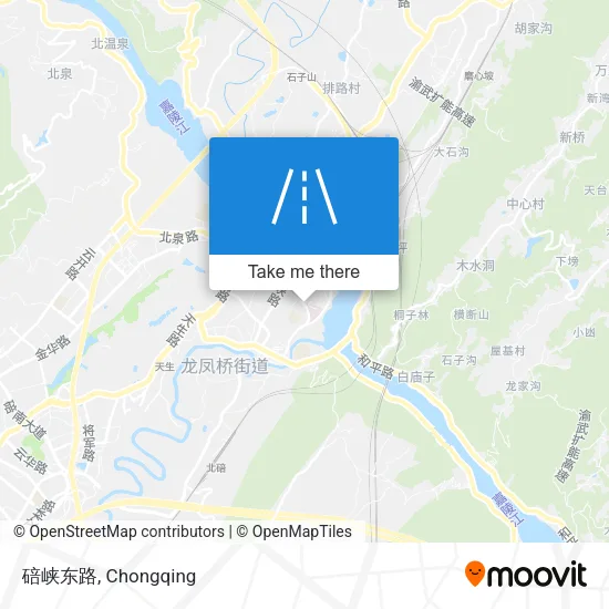 碚峡东路 map