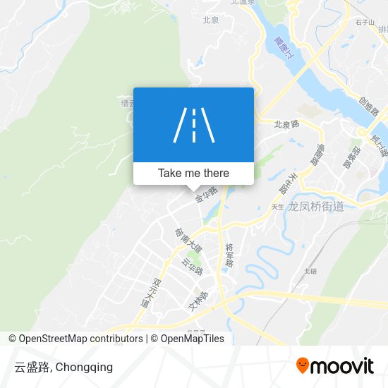 云盛路 map