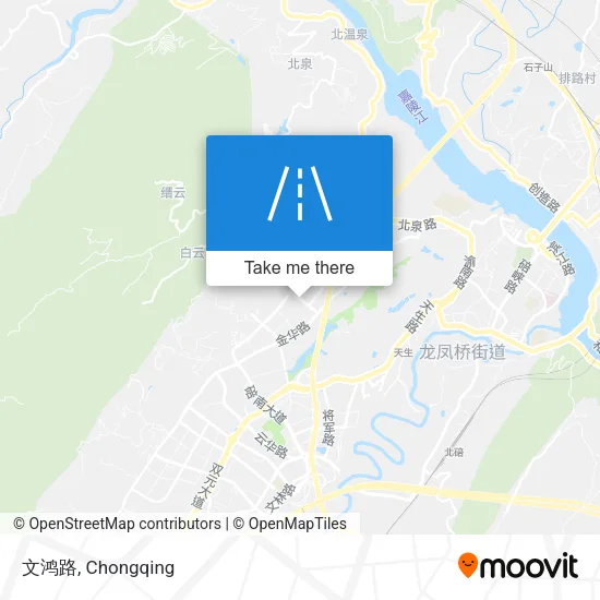 文鸿路 map