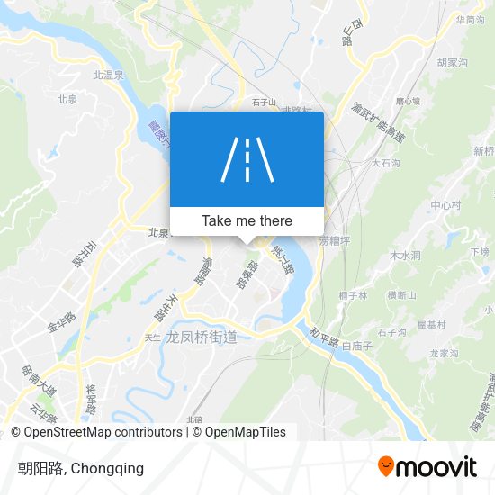 朝阳路 map