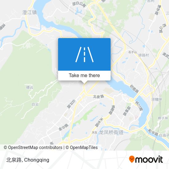 北泉路 map