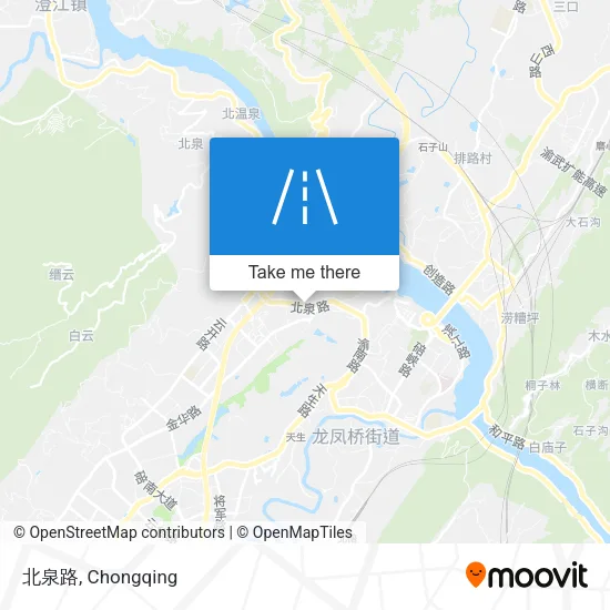 北泉路 map