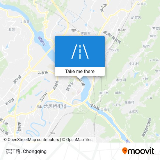 滨江路 map