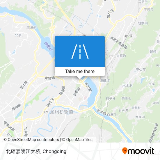 北碚嘉陵江大桥 map