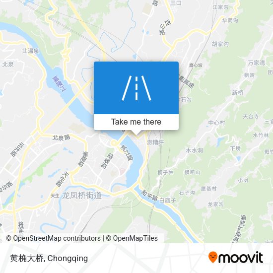 黄桷大桥 map