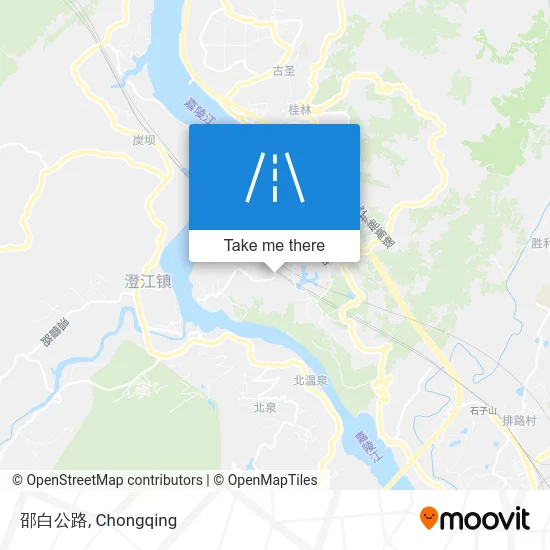 邵白公路 map