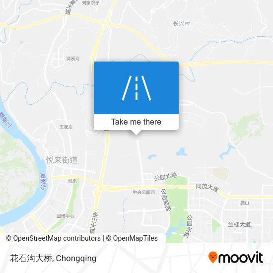 花石沟大桥 map