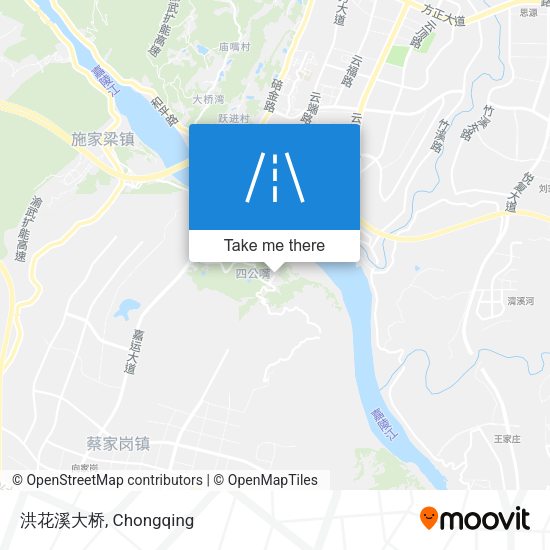 洪花溪大桥 map