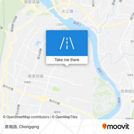 蔡顺路 map