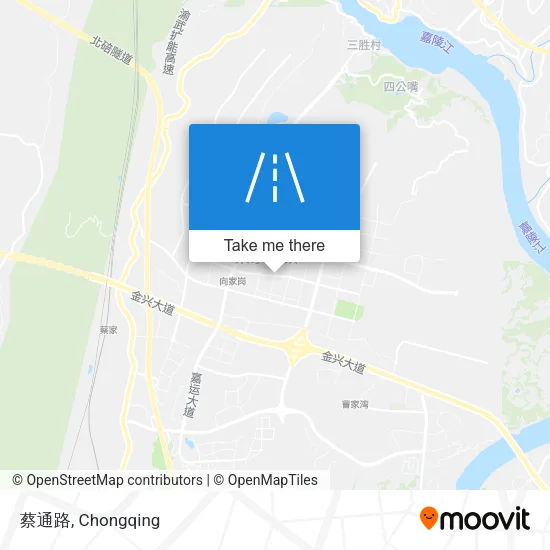 蔡通路 map